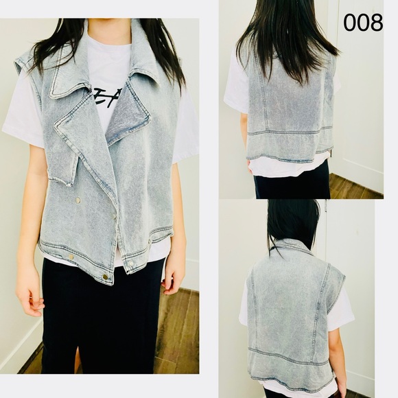Blue Jean Vest (white tee not included) - Picture 1 of 3